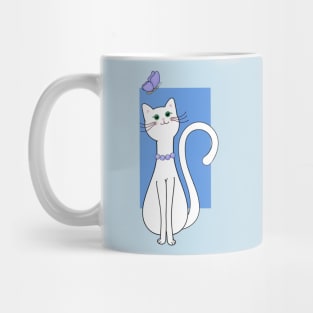 Pretty Kitty with pearls Mug